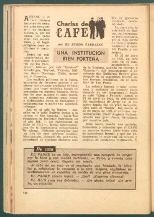 Una institución bien porteña : Charlas de cafe