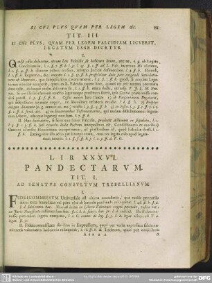 Lib. XXXVI. Pandectarum