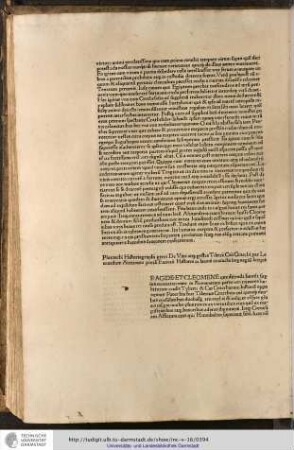 Plutarchi Historiographi greci de vita atque gestis Tiberii Caii Gracchi per Leonardum Aretinum poetam eximium historia in latinum traducta linguagium incipit.