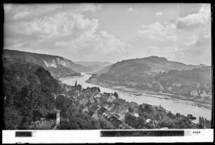 Blick auf Wehlen an der Elbe