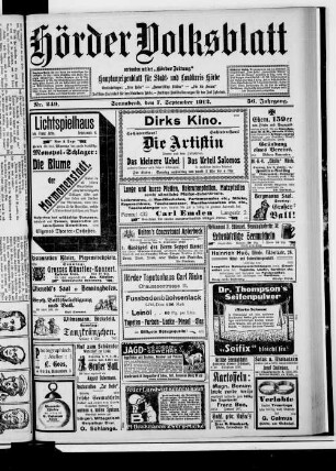 Hörder Volksblatt. 1884-1934