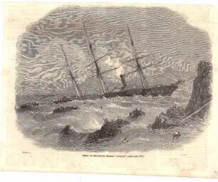Wreck of the Chilian Steamer "Cazador"