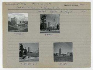 Haus des Lehrers mit Kongresshalle. Berlin, Mitte, Alexanderplatz/Alexanderstraße/Grunerstraße