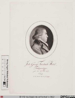 Bildnis Johann Georg Friedrich Held