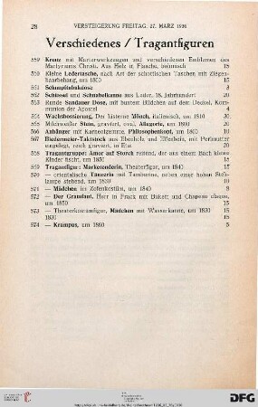 Verschiedenes (Nr. 559-574)
