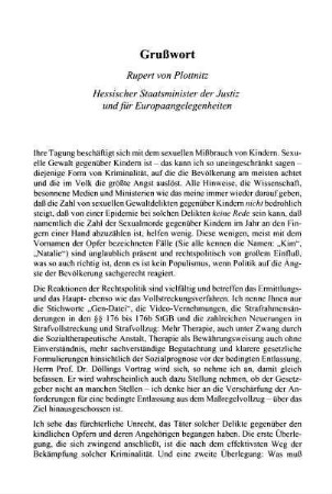 15-18, Grußwort
