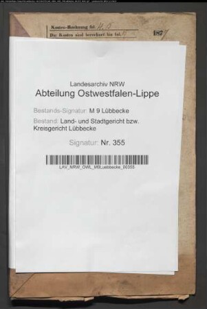 Erblasser: Brinkmeyer, Friedrich Wilhelm: