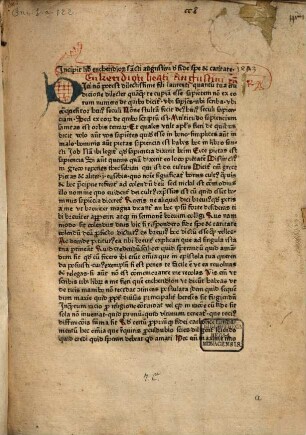 Incipit lib[er] encheridion sa[n]cti augustini d[e] fide spe & caritate