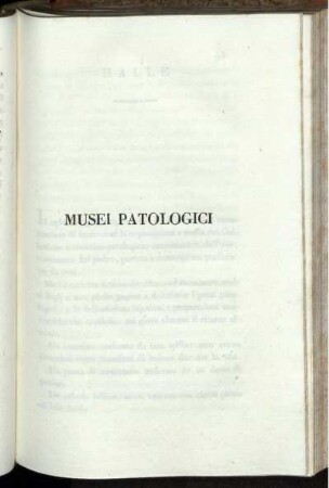 Musei Patologici