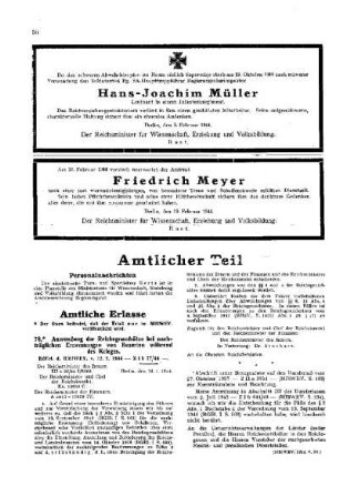 [Todesanzeige Hans-Joachim Müller]