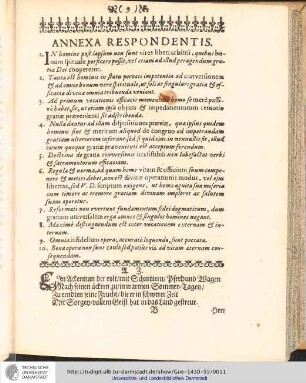 Annexa Respondentis.