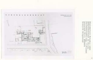 Generalkonsulat, Berlin-Tiergarten (Diplomarbeit bei Kurt Dübbers): Grundriss Erdgeschoss 1:200