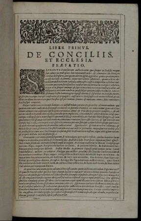[Prima Controversia Generalis. De Conciliis, Et Ecclesia Militante, Quatuor Libris comprehensa.]