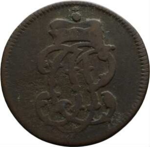 Münze, 2 Pfennig, 1757