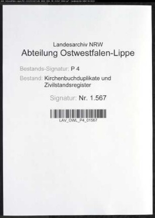 Kirchenbuchduplikate der katholischen Gemeinde (GHT 1868-1870). (Gemeinde: Benninghausen, katholische Gemeinde)