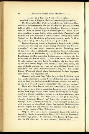Donovan's Insecta Novae Hollandiae