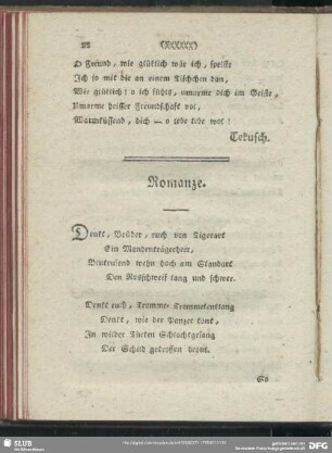 Romanze