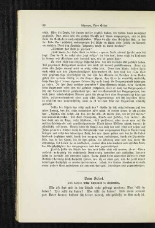 Vom Gebet