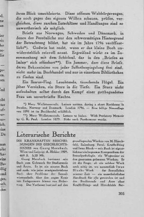 DIE KRANKHAFTEN ERSCHEINUNGEN DES GESCHLECHTSSINNES