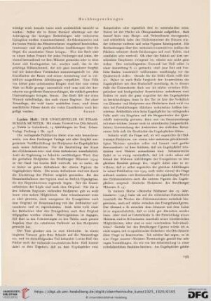 1: [Rezension von: Lucien Hell, Der Engelspfeiler im Strassburger Münster]