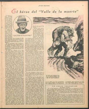 El héroe del "Valle de la muerte"