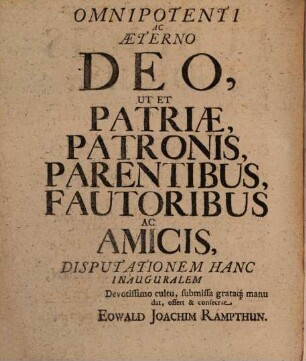 Disp. iur. inaug. de publicis iudiciis