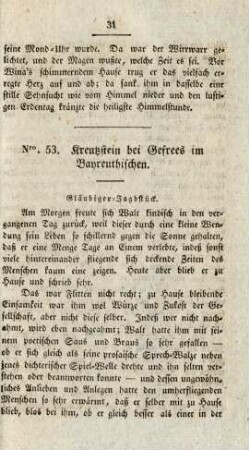 Nro. 53. Kreutzstein bei Gefrees im Bayreuthischen