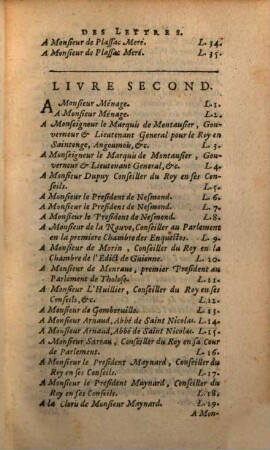 Lettres choisies