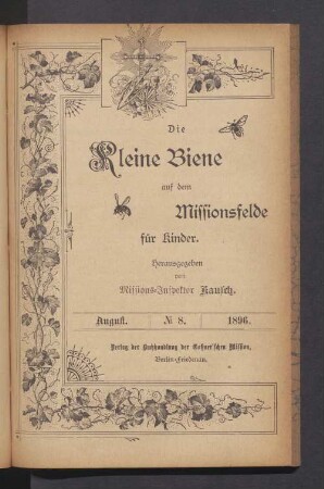 N° 8. August 1896