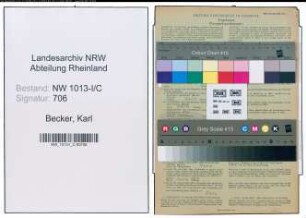 Entnazifizierung Karl Becker , geb. 28.01.1887 (Schreiner)
