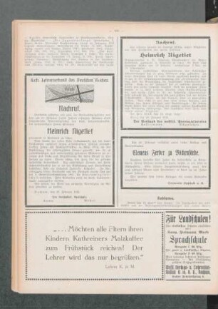 Nachruf : [Heinrich Nigetiet]