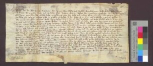 Kaufbrief des Bürklin Brotbeck von Wasenweiler für den Deutschen Orden zu Freiburg über Gülten zu Wasenweiler.