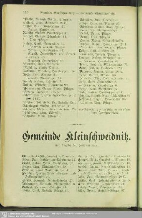 Gemeinde Kleinschweidnitz