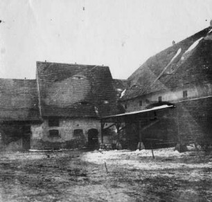 Meusegast (heute: Dohna-Meusegast). Rittergut. Unterer Hof, Stallgebäude
