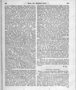 Rumohr, W: Gedichte. Zerbst: Kummer 1828