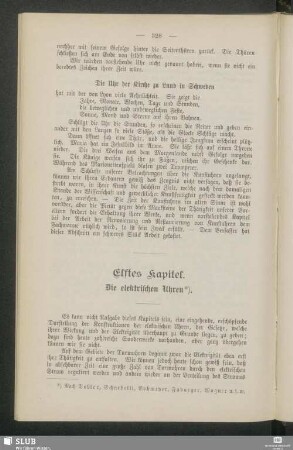 Elftes Kapitel. Die elektrischen Uhren