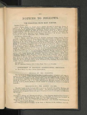 Notices To Fellows.