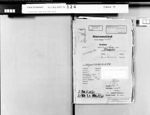 Beklagter: Derichs, Magdalena, geb. Derichs; Zeuge: Zaunbrecher, Johann; Zeuge: Gerards, Hubert; Zeuge: Boymanns, Josef; Zeuge: Schmitz, Franz; Zeuge: Kreutzer, Johann; Zeuge: Witt, Franz: Wehrdienstentziehung, Beihilfe zur