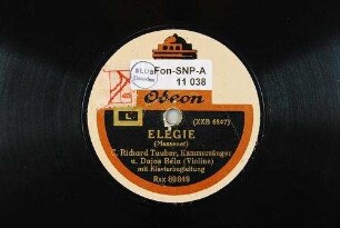 Elegie / (Massenet)