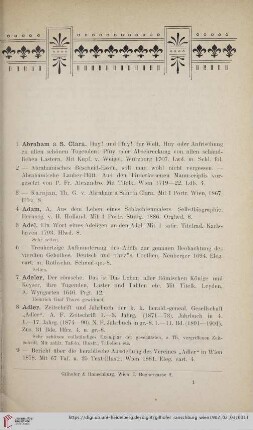 Katalog einer werthvollen Bücher-Sammlung (Nr. 1 - 1609)