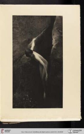 [Anne Wardrope Brigman, I. The Cleft of the Rock, photogravure from the enlarged original film negative]