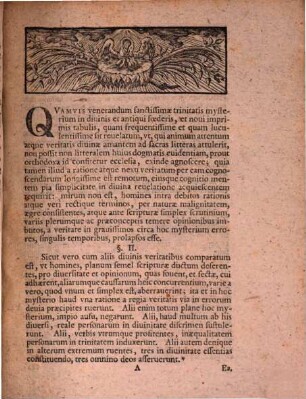 Dissertatio Historico-Theologica De Origine Et Progressv Tritheismi