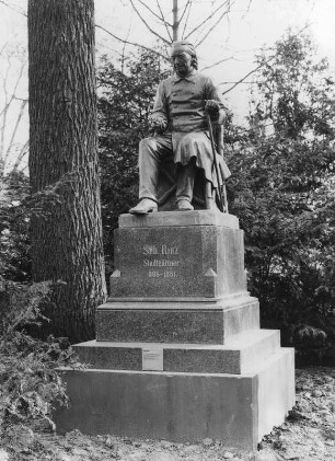 Rinz-Denkmal (Einzeldenkmal); Frankfurt, Friedberger Anlage, Seilerstraße, Bethmannweiher