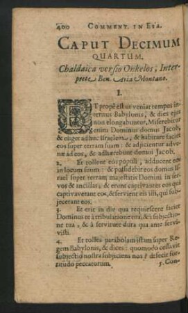 Caput Decimum Quartum.