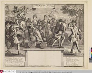 LE TRIOMPHE DE L'ABDONANCE. [Der Triumph des Wohlstands]