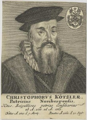 Bildnis des Christophorvs Kötzler
