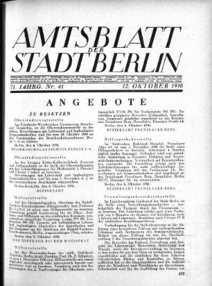1930,41: Nr. 41, 12. Oktober 1930
