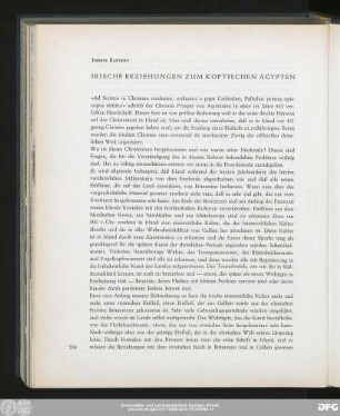 Joseph Raftery Irische Beziehungen Zum Koptischen Ägypten