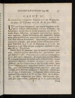 13-23, Caput III.-IV.