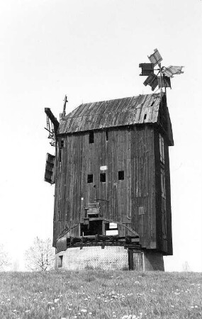 Bautzen-Oehna. Paltrockmühle (vor 2002 bis auf den Sockel abgebrochen)